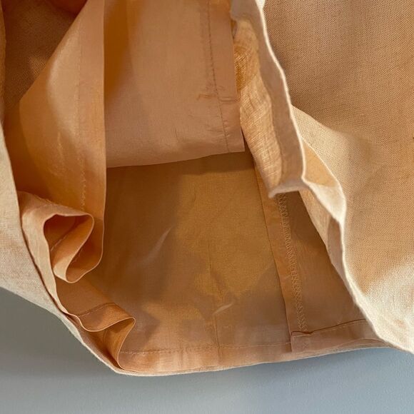 VTG Nina K Linen Blend Pencil Mini Skirt || SZ 6 - Picture 7 of 9